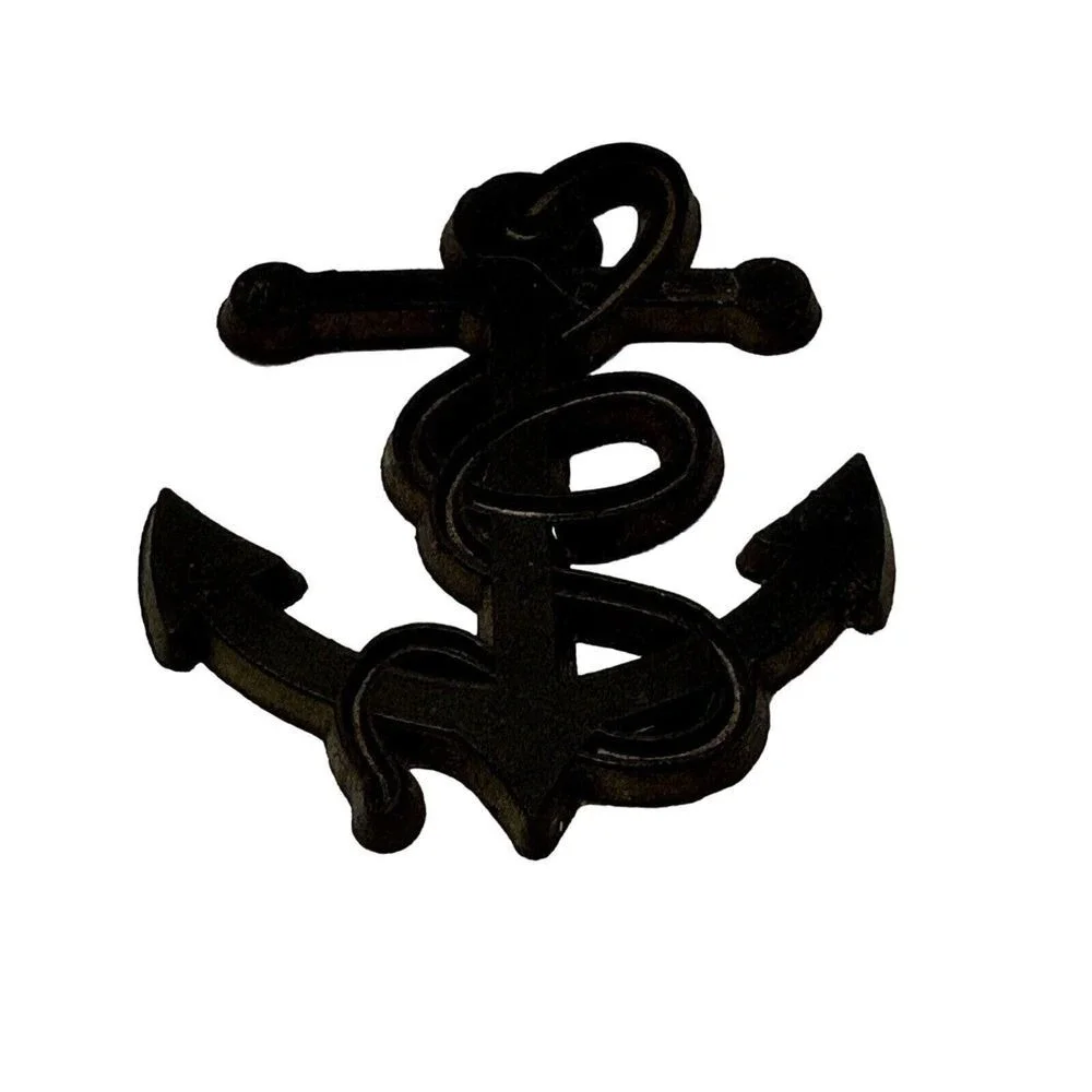 Nautical Fouled‎ Anchor Charm Black Magnet 2.25 Inch